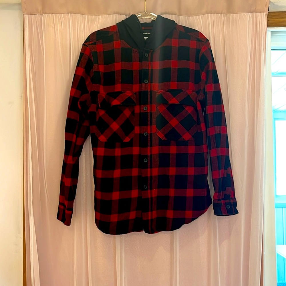 Flannel button down from target size large